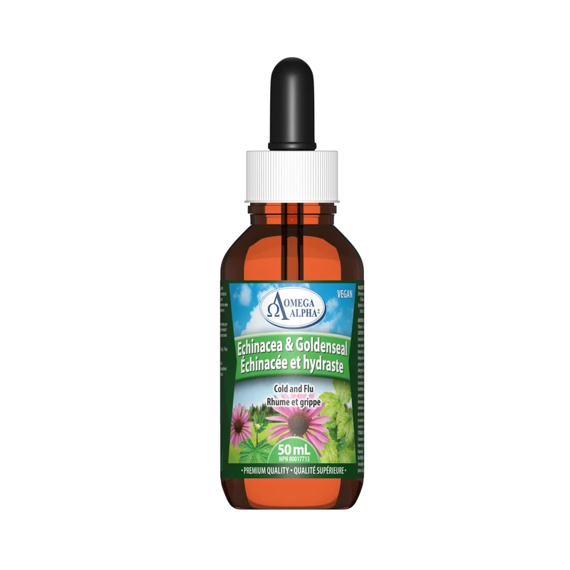 Omega Alpha - Echinacea & Goldenseal Natural Flavor | 50 mL