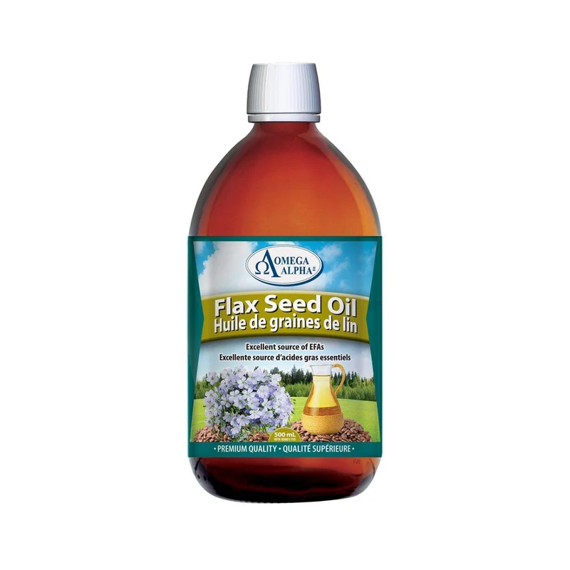 Omega Alpha - Flax Seed Oil Natural Flav | 500 mL
