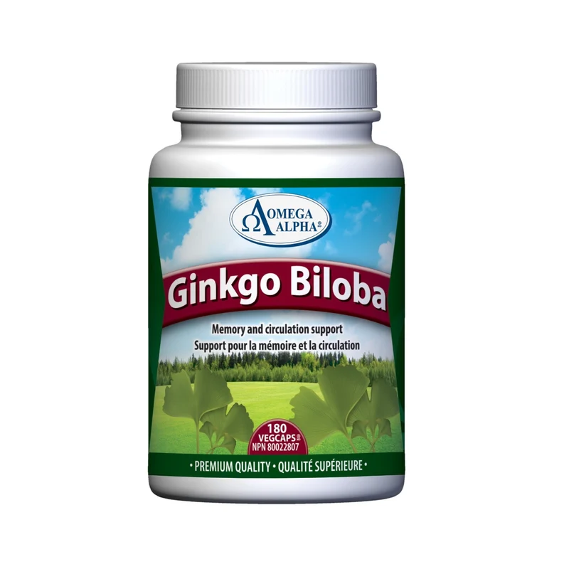 Omega Alpha - Ginkgo Biloba Standardized | 180 vcap