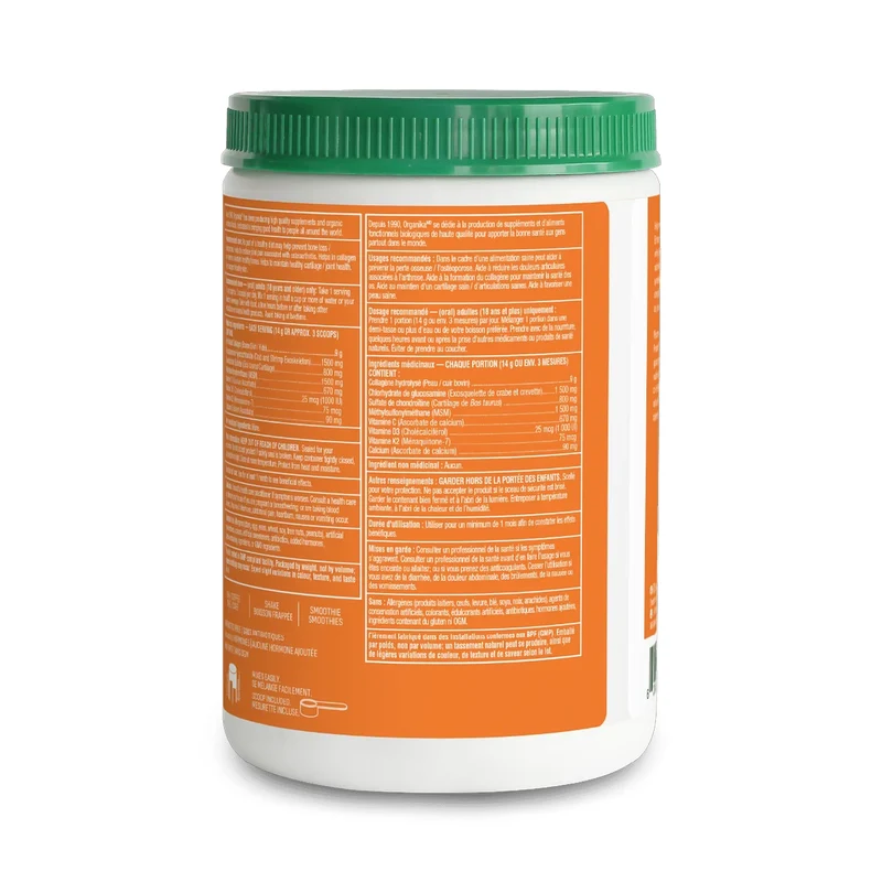 Organika - Bone & Joint Enhanced Collagen Protein | 280 g