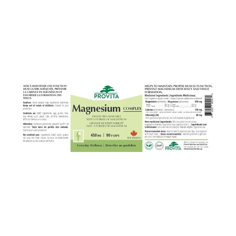 Provita - Magnesium Complex 450 mg | 90 Capsules