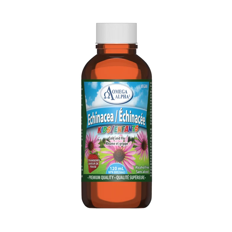 Omega Alpha - Echinacea Kids Strawberry Flav | 120 mL