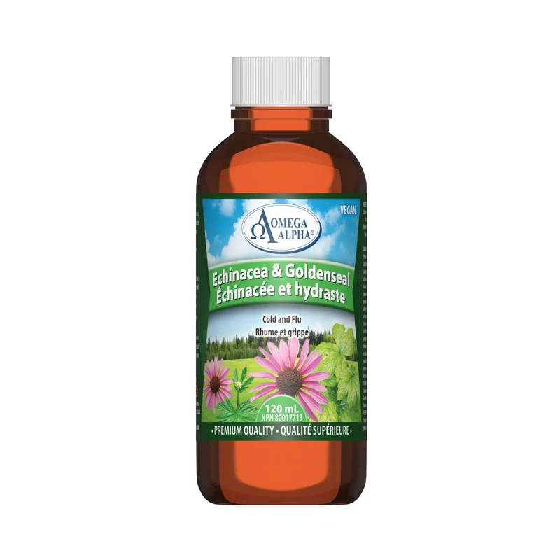 Omega Alpha - Echinacea & Goldenseal Natural Flav | 120 mL