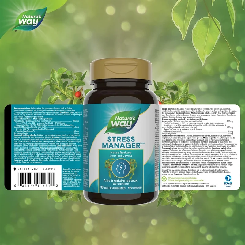 Nature's Way - Stress Manager | 30 Tablets