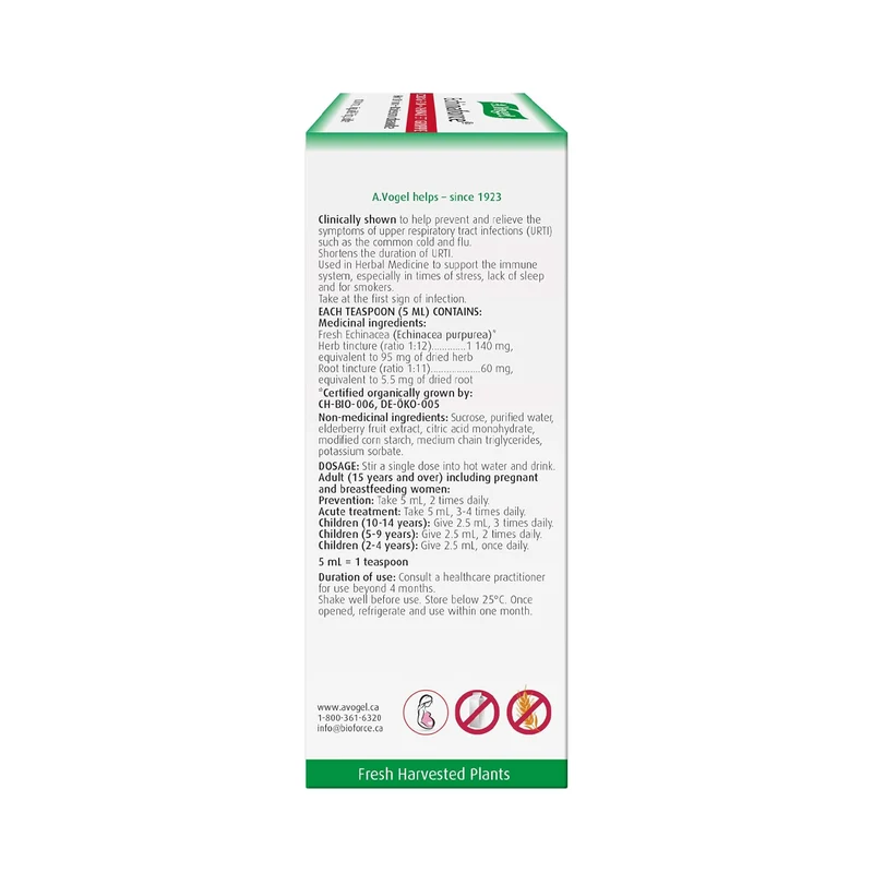 A.Vogel - Echinaforce Cold & Flu Treatment Liquid with Elderberry | 100 mL