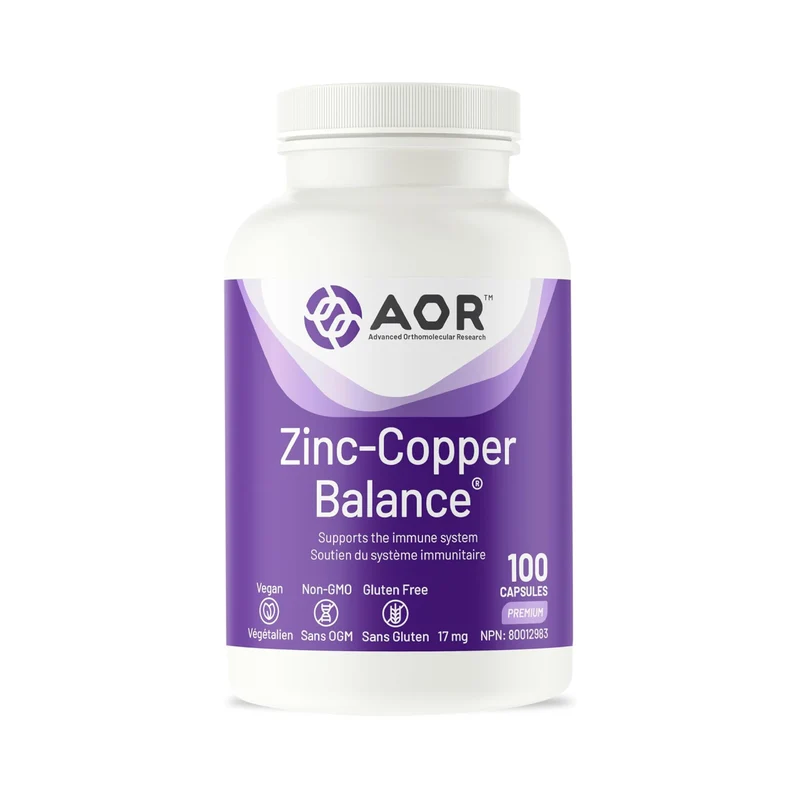 AOR - Zinc-Copper Balance | 100 Capsules