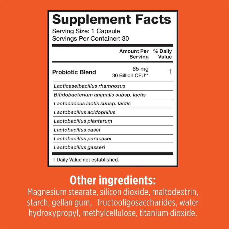 Utiva - Natural Health Probiotic 12B CFU 30 Vegicaps
