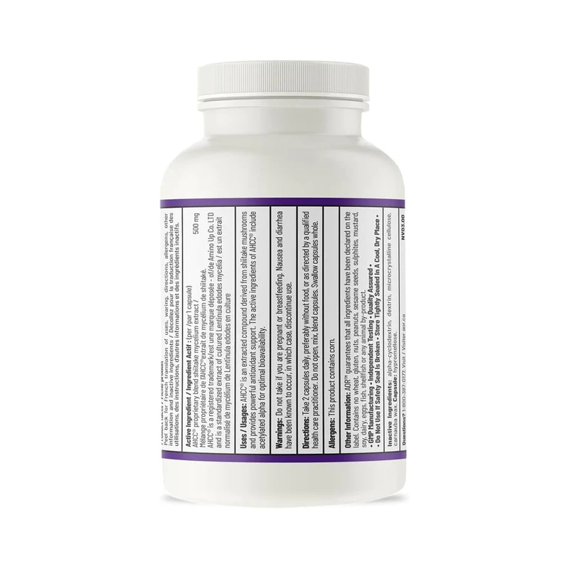 AOR - AHCC Supplement 500mg | 60 Capsules