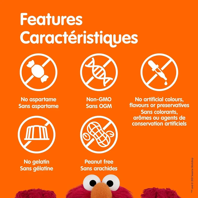 Webber Naturals - Sesame Street Incredible Power Multi | 180 Yummy Gummies