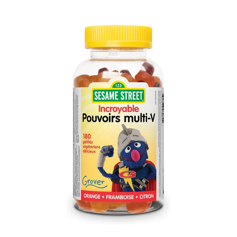Webber Naturals - Sesame Street Incredible Power Multi | 180 Yummy Gummies