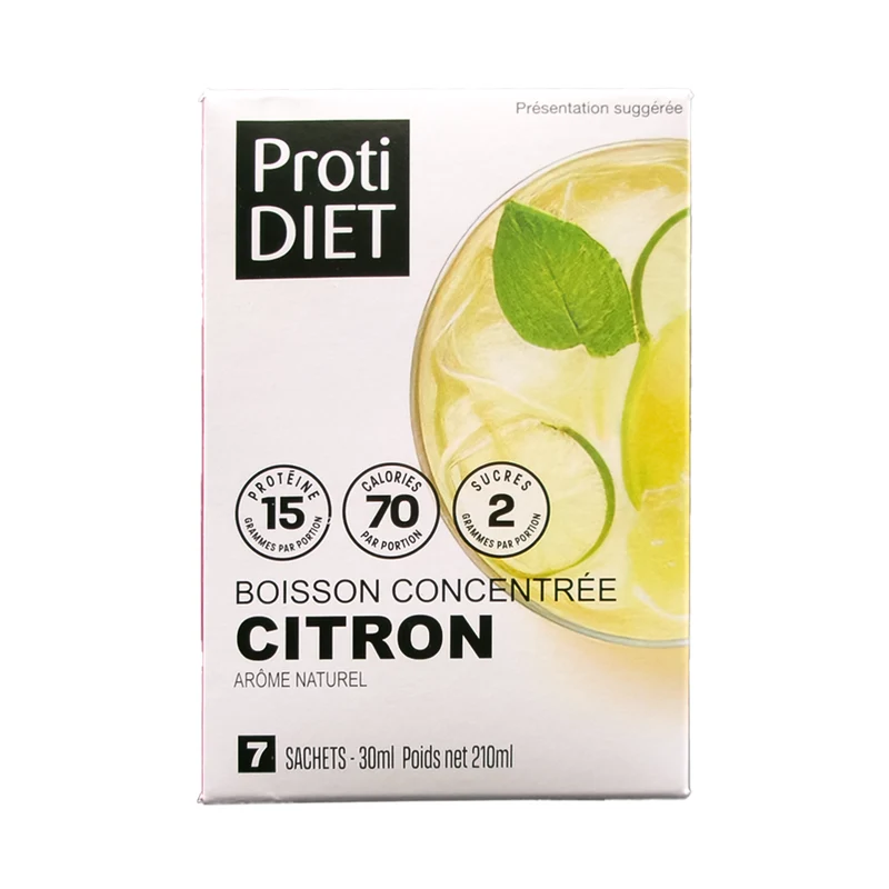 ProtiDiet - Lemon Concentrated Drink | 7 Pouches