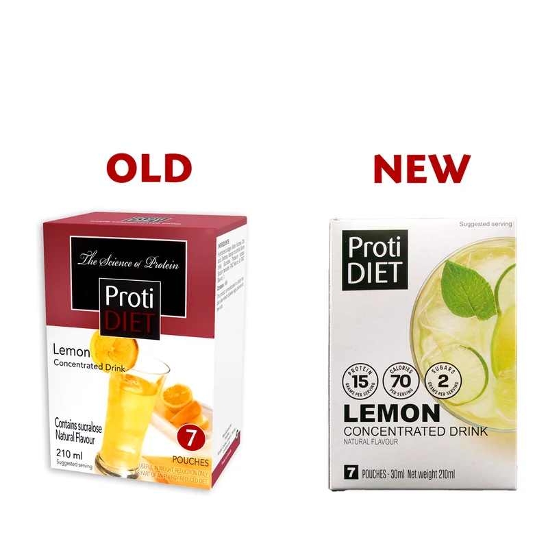 ProtiDiet - Lemon Concentrated Drink | 7 Pouches