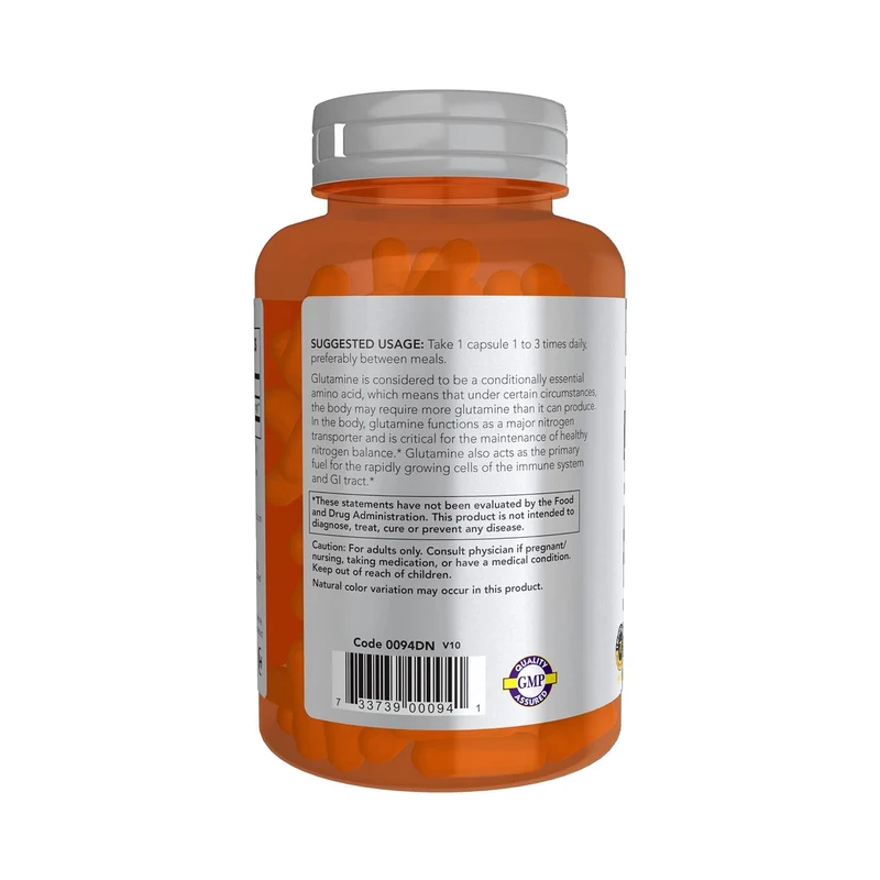 NOW L-Glutamine 1000 mg | 120 Caps