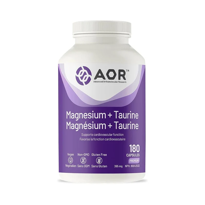 AOR - Magnesium + Taurine | 180 Capsules