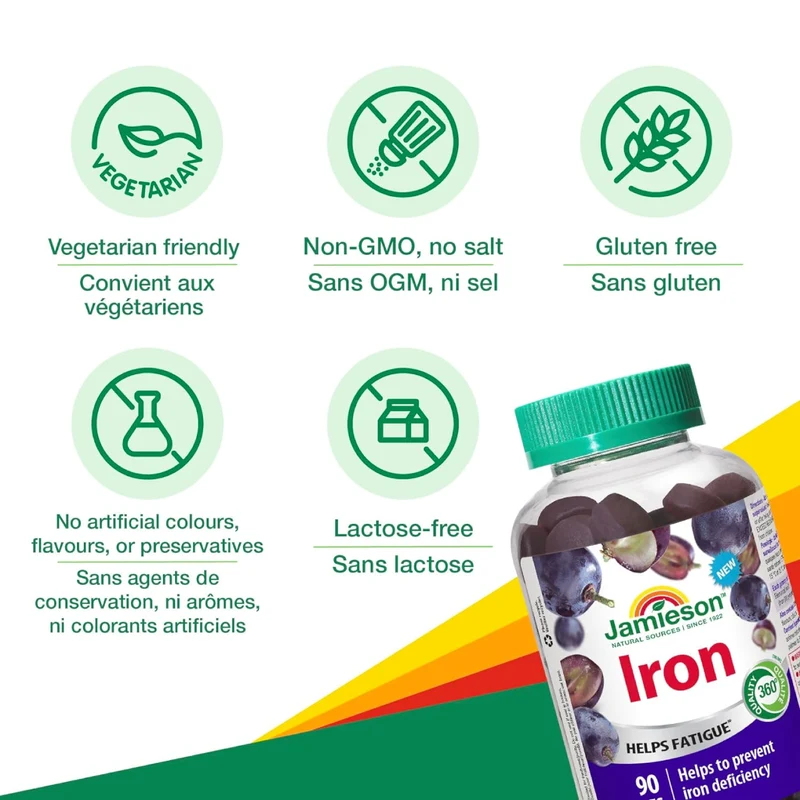 Jamieson - Iron | 90 Gummies