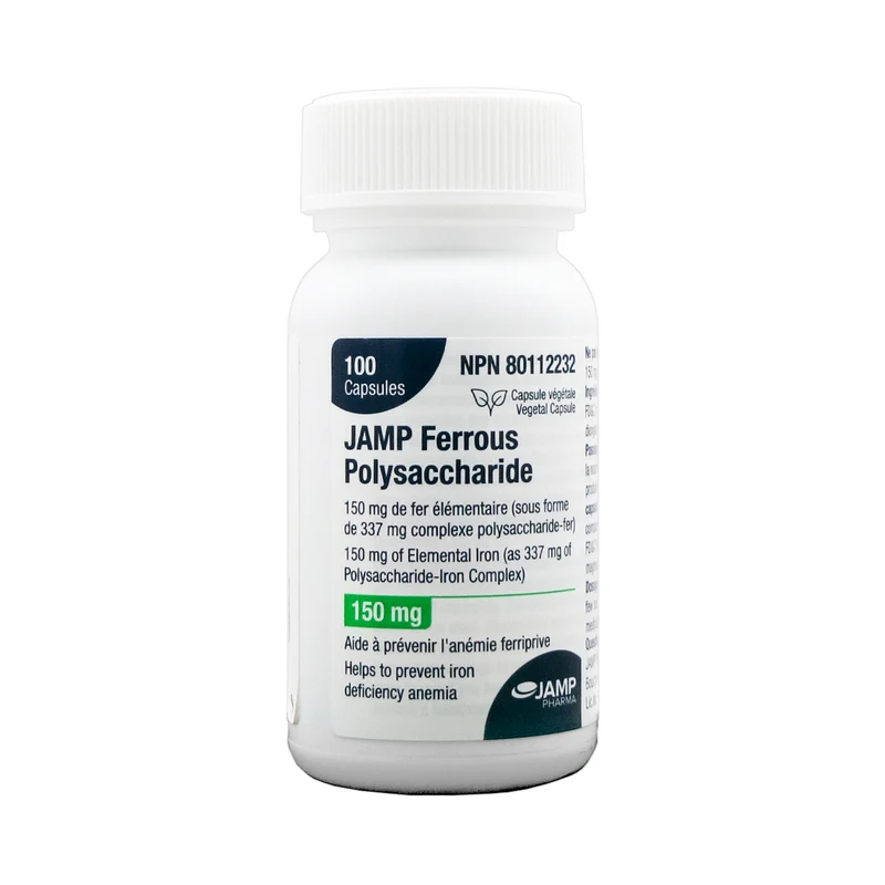 Jamp - Ferrous Polysaccharide 150 mg | 100 Capsules