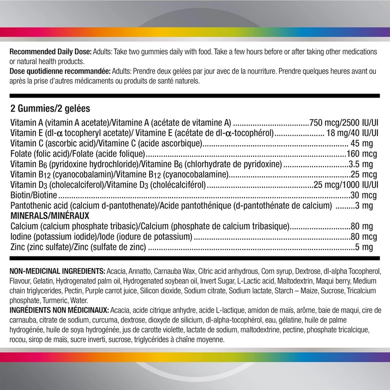 Centrum - Adults 50+ Multigummies - Cherry, Berry and Orange | 130 Gummies