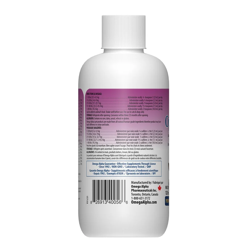 Omega Alpha - OptiPet Multi Supplement | 120 mL