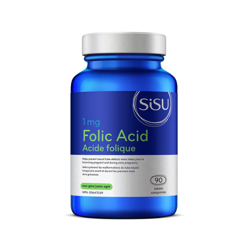 SISU - Folic Acid 1 mg | 90 Tablets