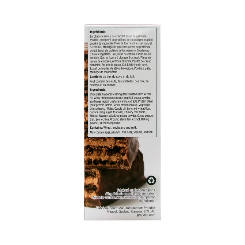 ProtiDiet - Natural Flavour Chocolate Wafer | 7 x 36 g