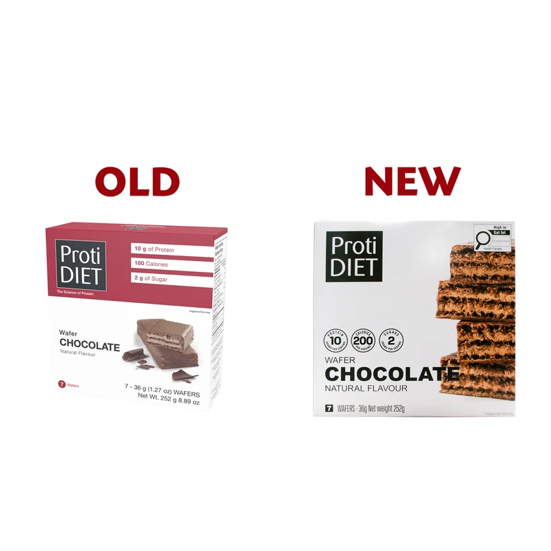 ProtiDiet - Natural Flavour Chocolate Wafer | 7 x 36 g