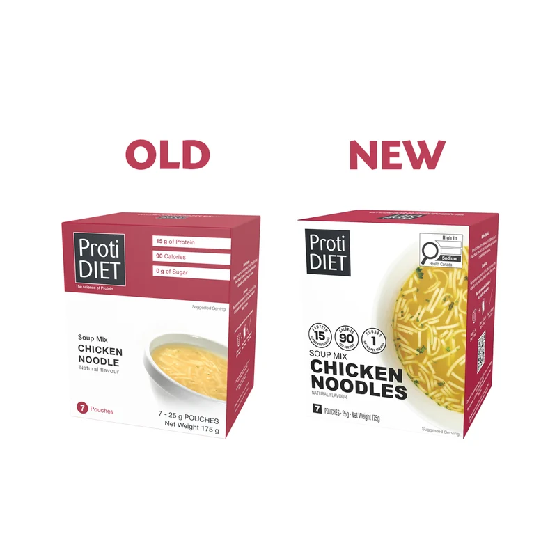 ProtiDiet - Chicken Noodle Soup Mix | 7 x 25 g