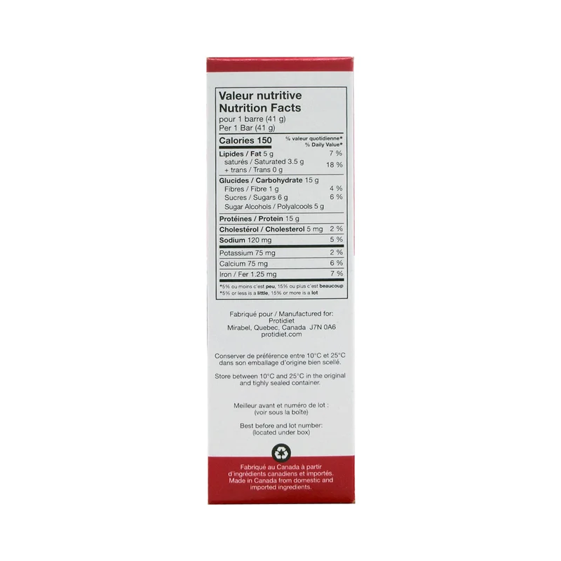 ProtiDiet - High Protein Supreme Caramel Bars | 7 x 41 g
