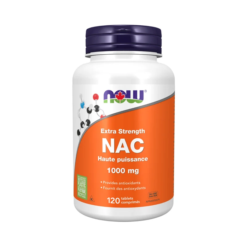 NOW - Extra Strength NAC 1,000 mg | 120 Tablets