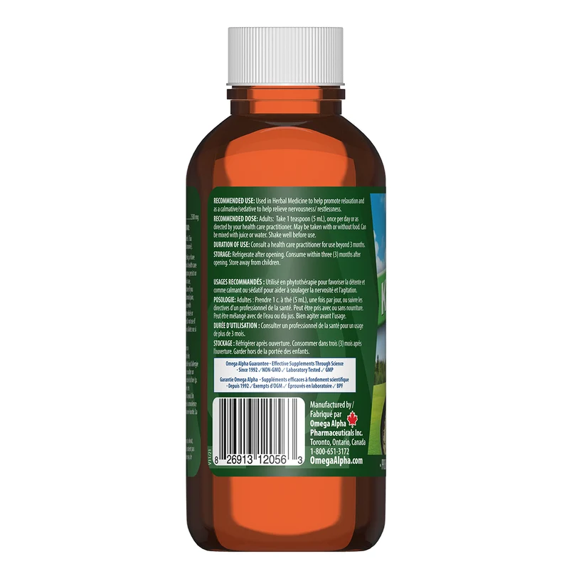 Omega Alpha - Kava Kava Calmative Sleep Aid | 120 mL