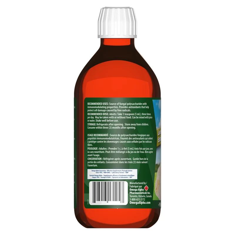 Omega Alpha - Lion's Mane Mushroom Extract | 250 mL
