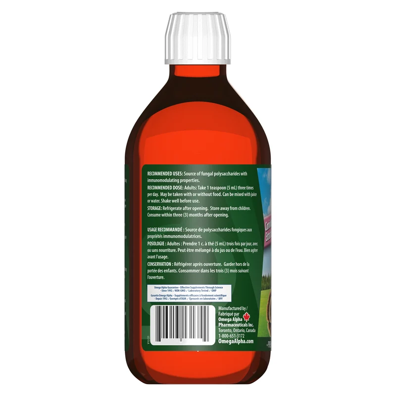 Omega Alpha - Coriolus Mushroom Extract Turkey Tail | 250 mL