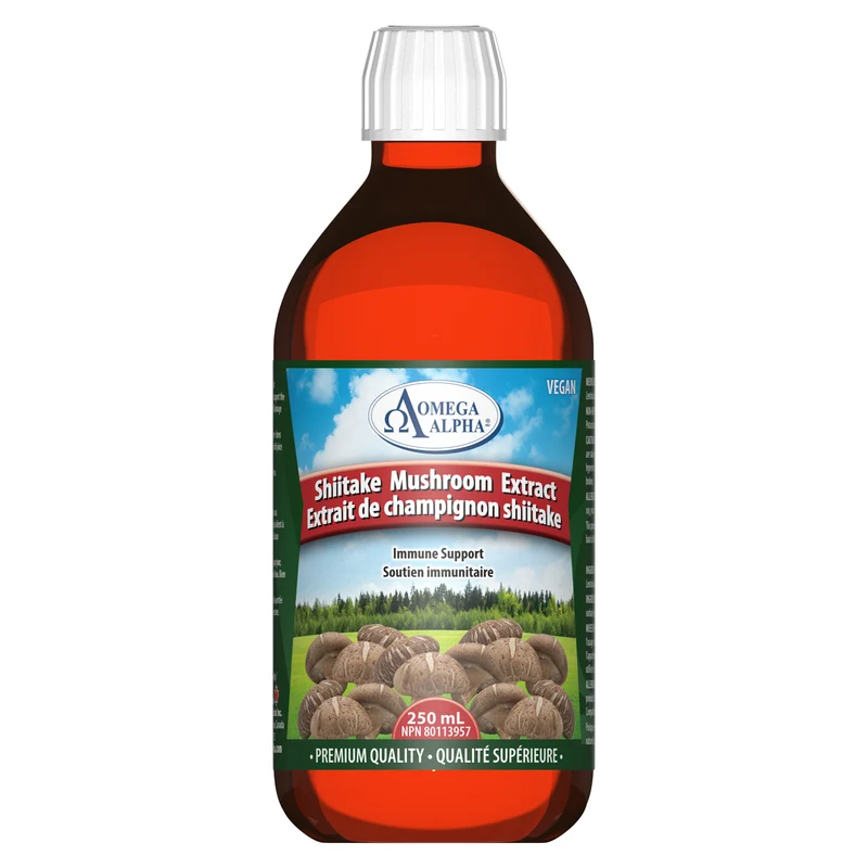 Omega Alpha - Shiitake Mushroom Extract | 250 mL