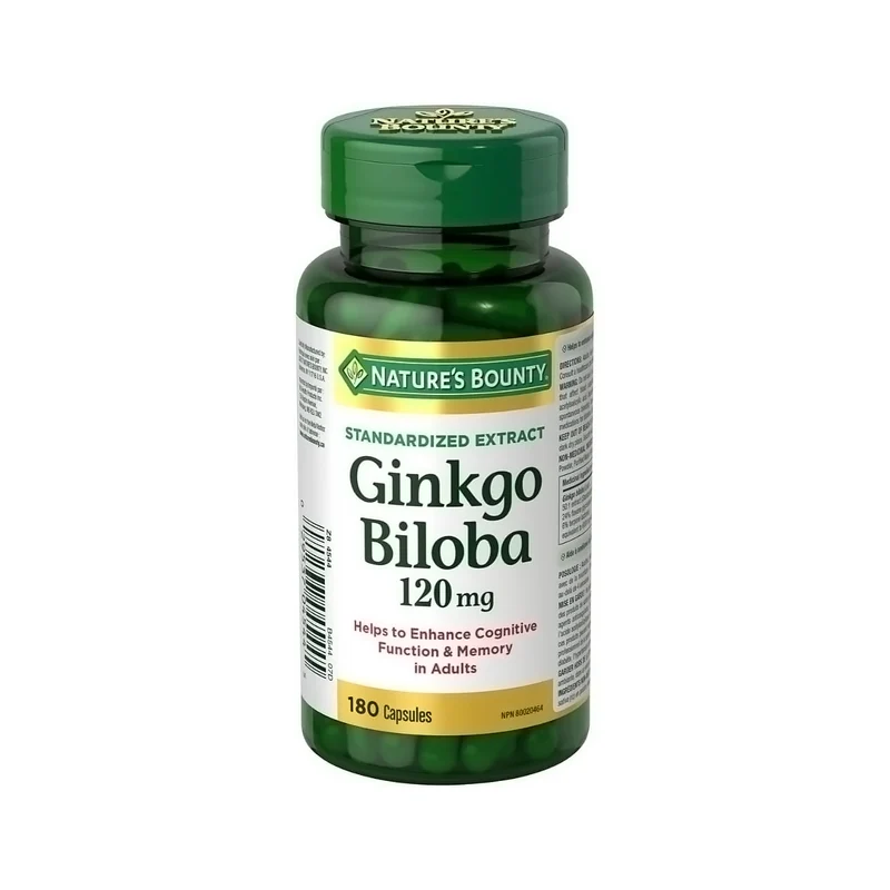 Nature's Bounty - Ginkgo Biloba 120 MG | 180 Capsules