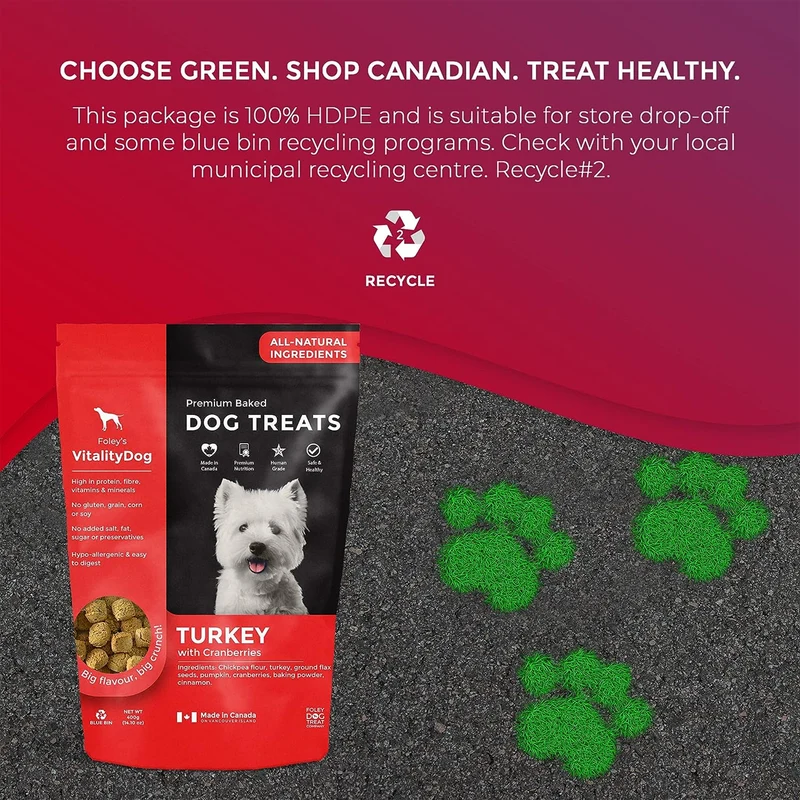 Foley's - Gourmet Dog Treats - Turkey With Cranberries | 400 g