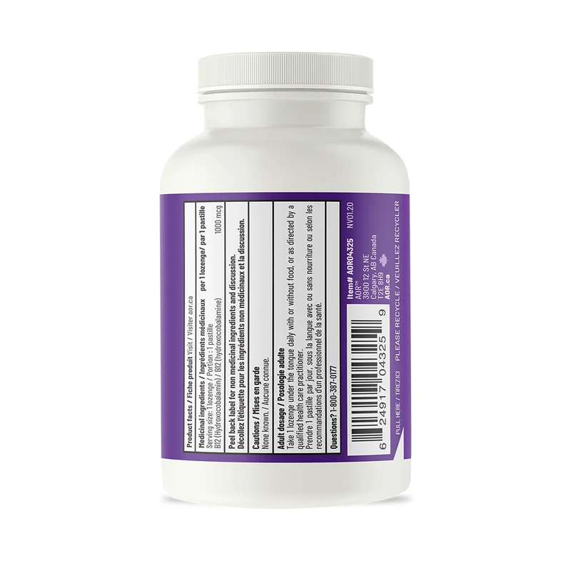 AOR - Hydroxy B12 | 60 Lozenges
