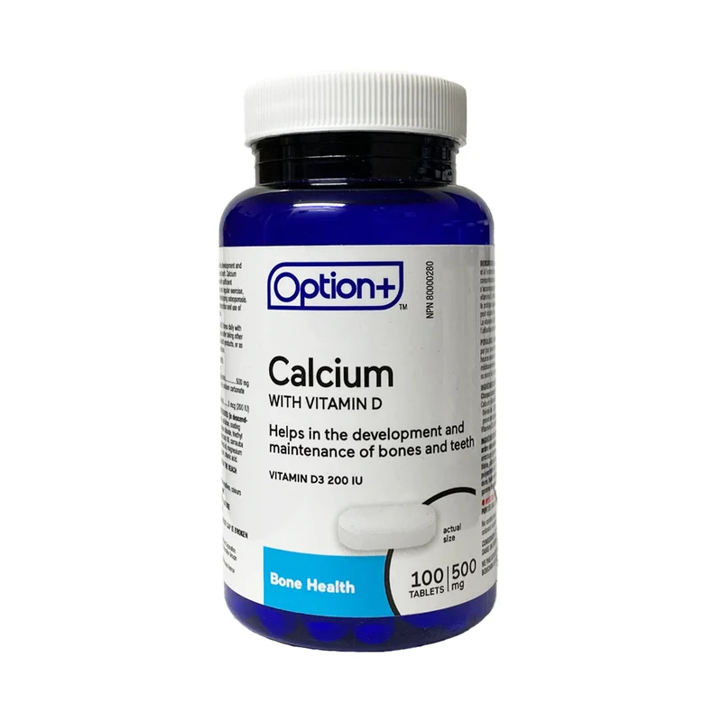 Option+ Calcium 500 mg | 100 Tablets
