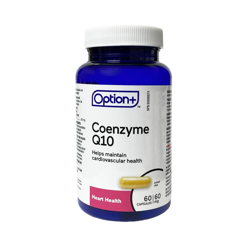 Option+ Coenzyme Q10 60mg Capsule | 60 Capsules