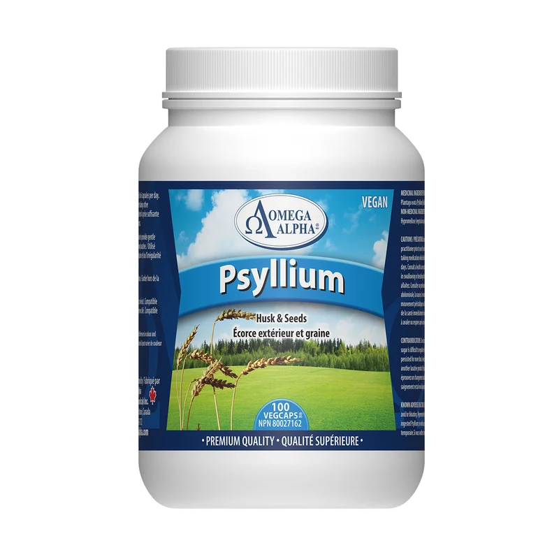 Omega Alpha - Psyllium Husk & Seeds | 100 VegCaps