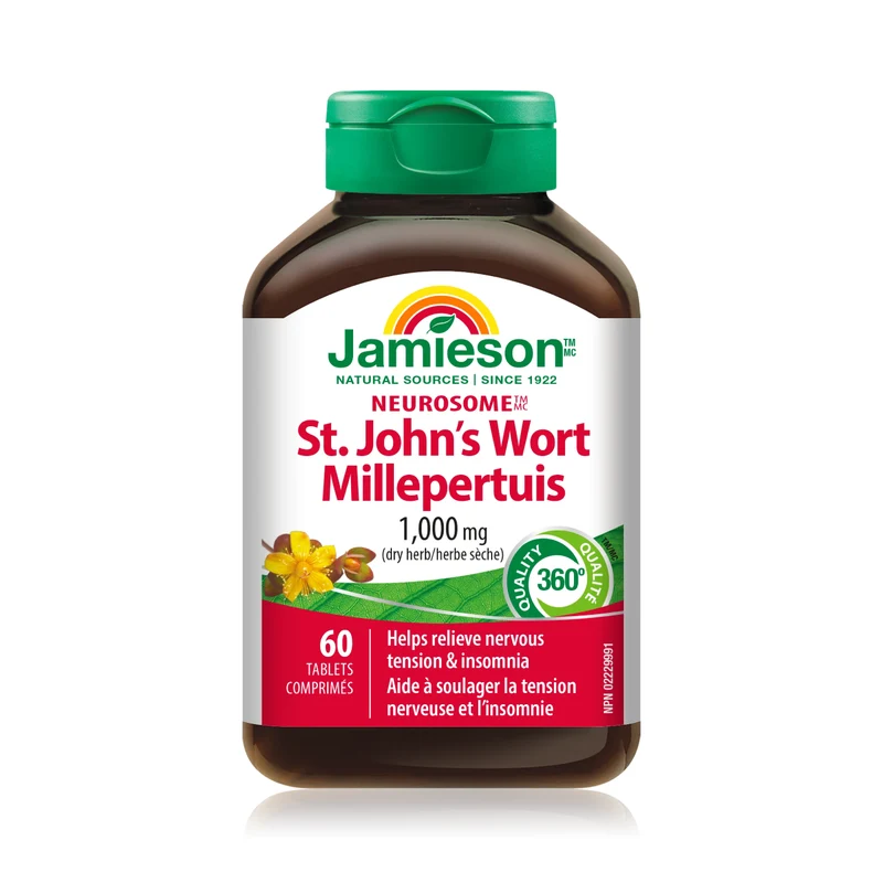 Jamieson - Neurosome St. John's Wort 1000 mg | 60 Tablets