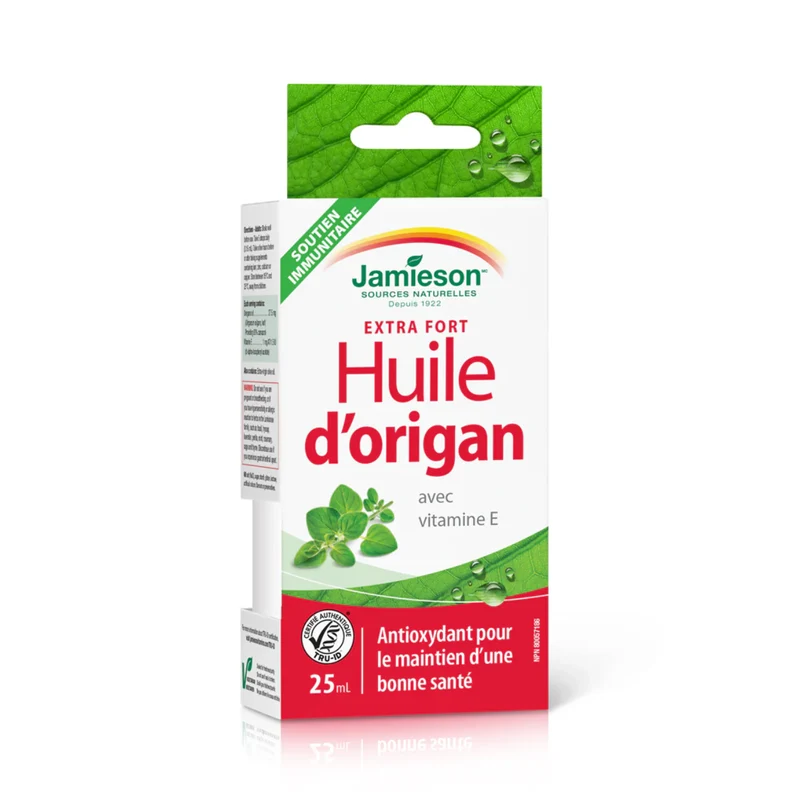 Jamieson - Extra Strength Oregano Oil with Vitamin E | 25 mL