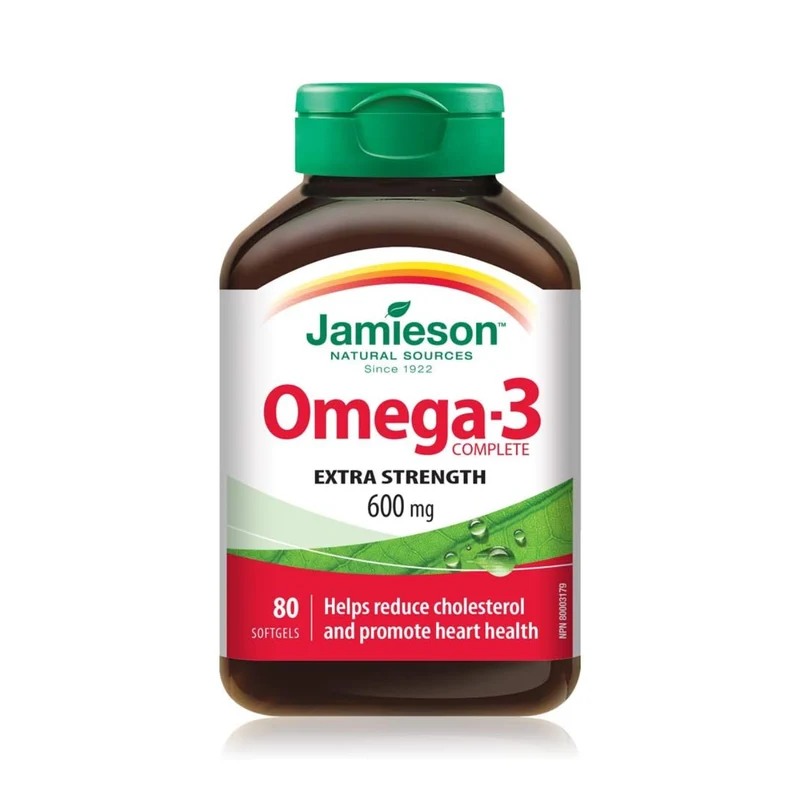 Jamieson - Extra Strength Omega-3 Complete 600 mg | 80 Softgels