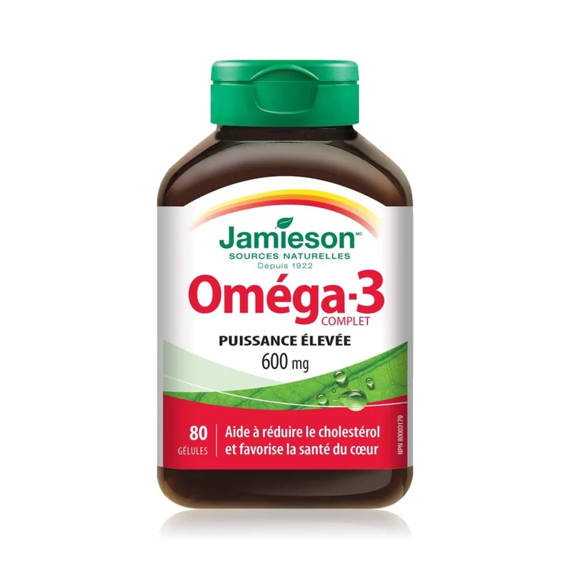 Jamieson - Extra Strength Omega-3 Complete 600 mg | 80 Softgels