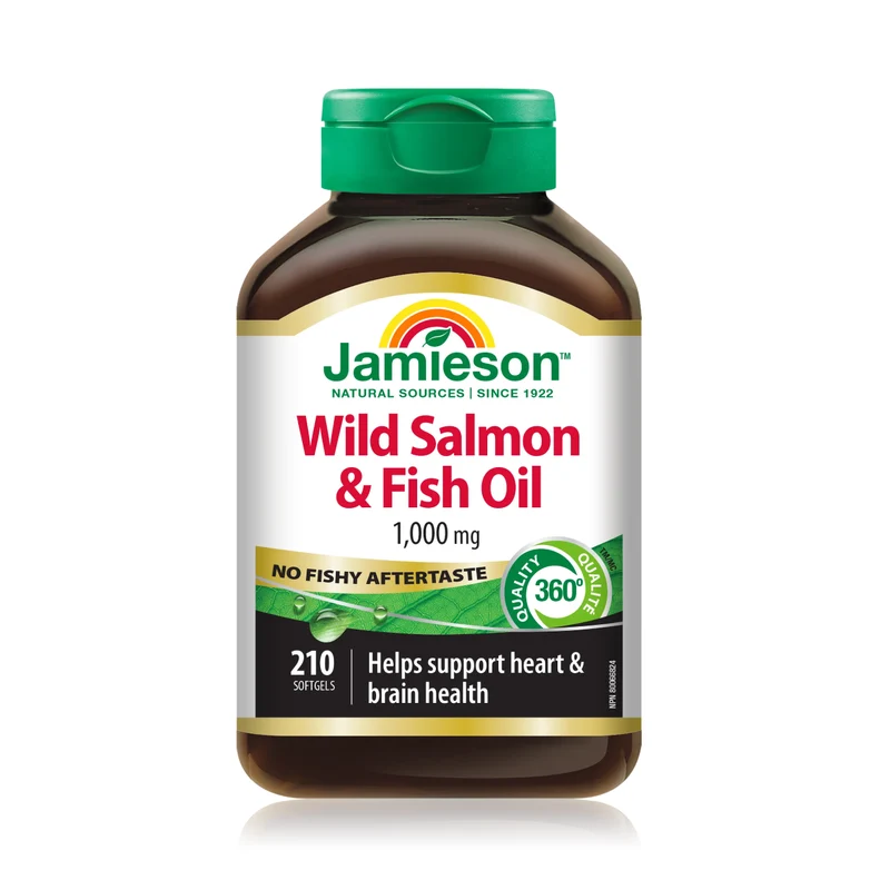 Jamieson Wild Salmon & Fish Oil | 210 Softgels