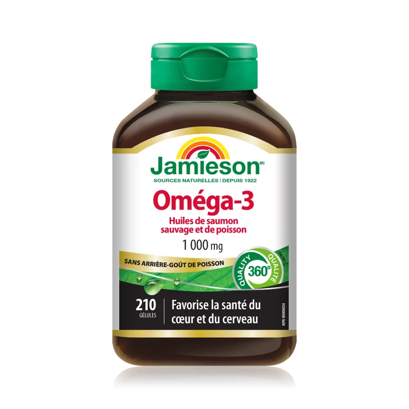 Jamieson Wild Salmon & Fish Oil | 210 Softgels