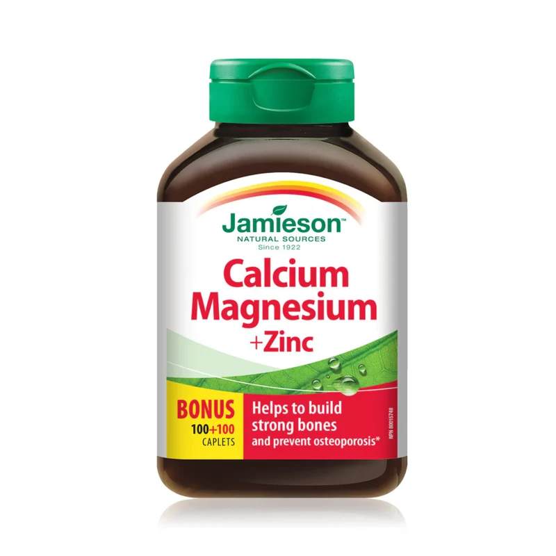 Jamieson - Calcium Magnesium + Zinc | 200 Caplets