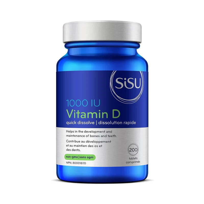 SISU - Vitamin D 1000 IU Quick Dissolve | 200 Tablets