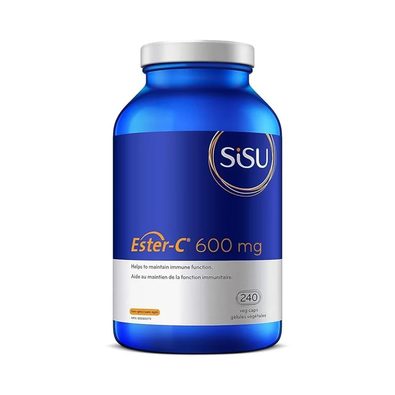 SISU - Ester-C 600 mg | 240 Veg Capsules