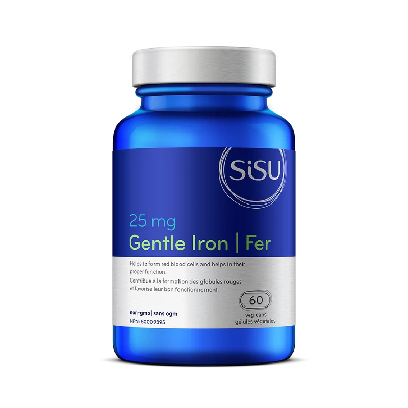 SISU - Gentle Iron 25 mg | 60 Veg Capsules