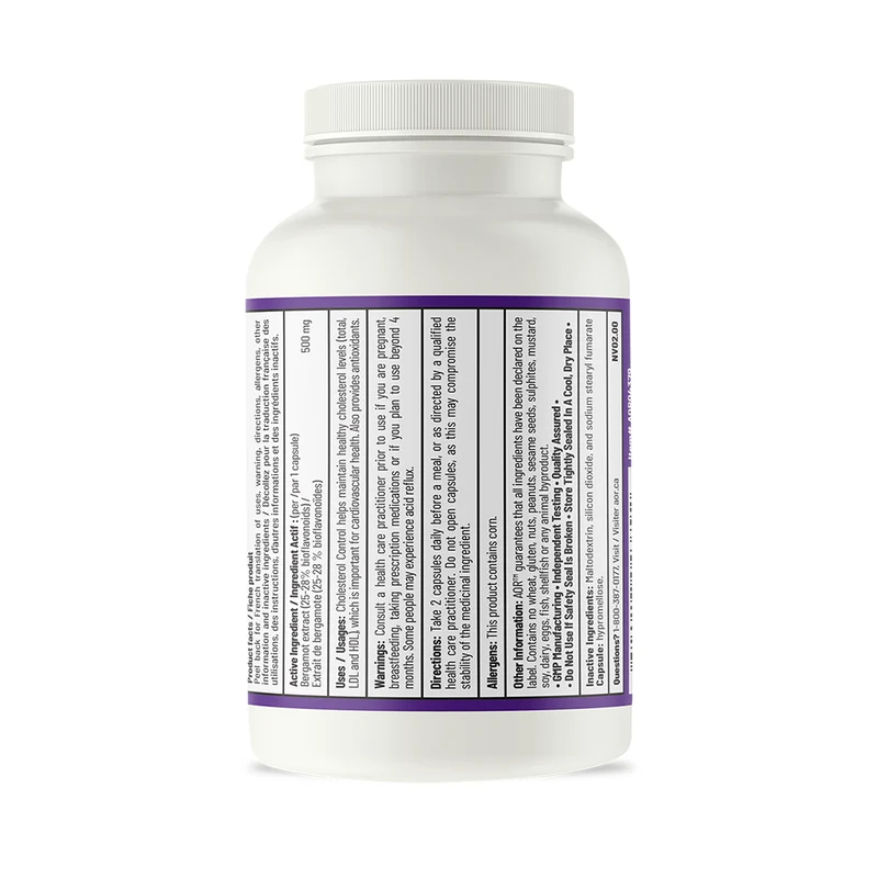 AOR - Cholesterol Control | 60 Capsules