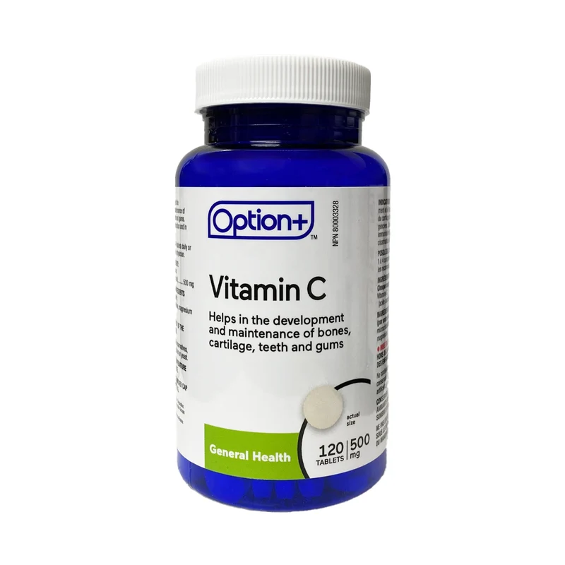Option+ Vitamin C 500mg | 120 Tablets
